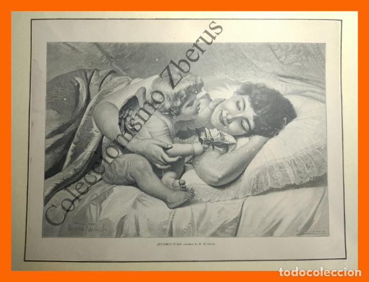 Arte: Buenos d&iacute;as - Cuadro de E. Klimsch - Foto 2