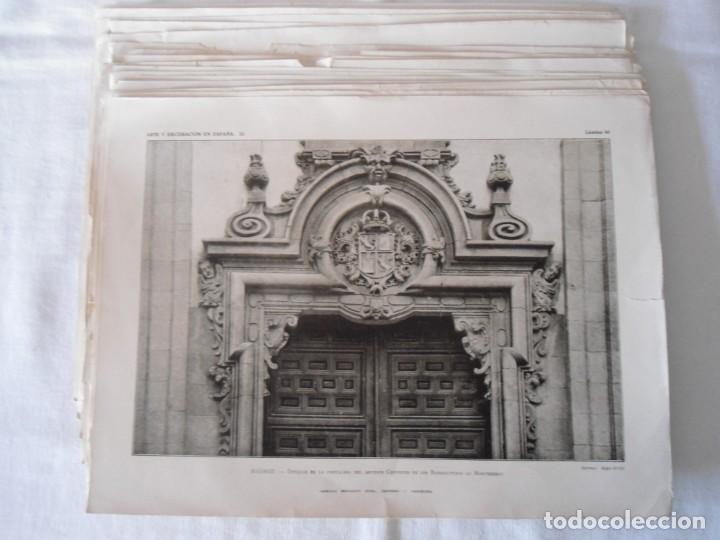 Kunst: LOTE DE 16 LAMINAS ARTE Y DECORACION POR CASELLAS MONCANUT 1920