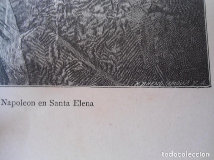 Arte: ANTIGUA LAMINA DE NAPOLEON - Foto 3