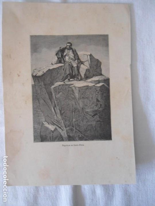 Art: ANTIGUA LAMINA DE NAPOLEON