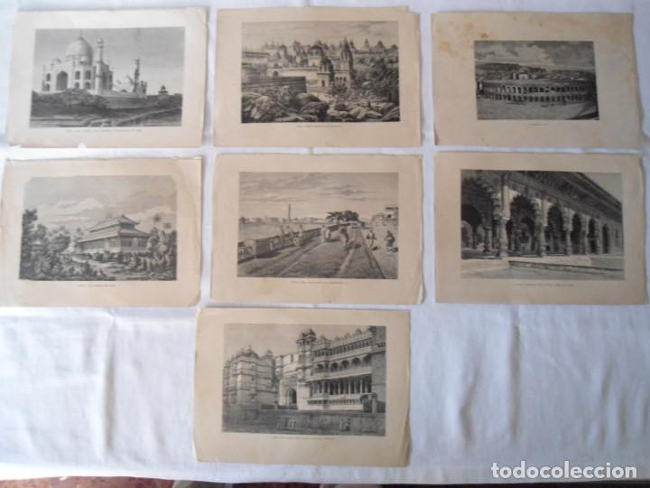 Art: LOTE 7 ANTIGUAS LAMINAS