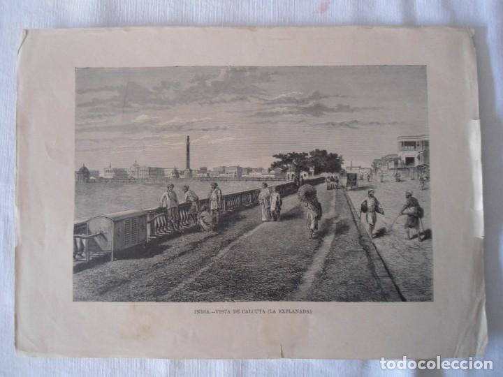 Arte: LOTE 7 ANTIGUAS LAMINAS - Foto 12