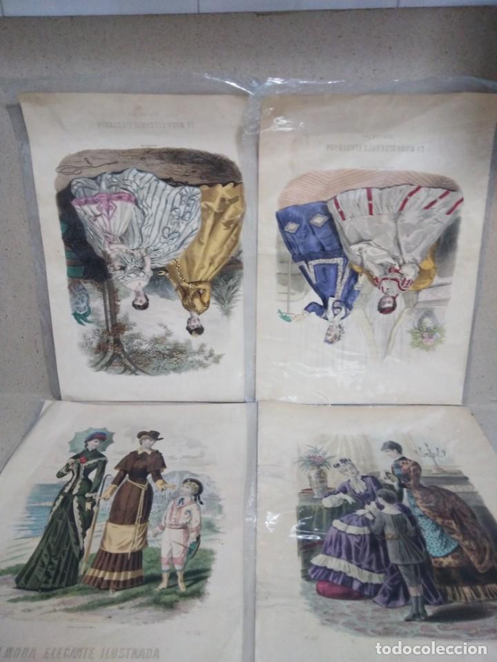 Arte: La moda elegante ilustrada 4 l&aacute;mina - Foto 1