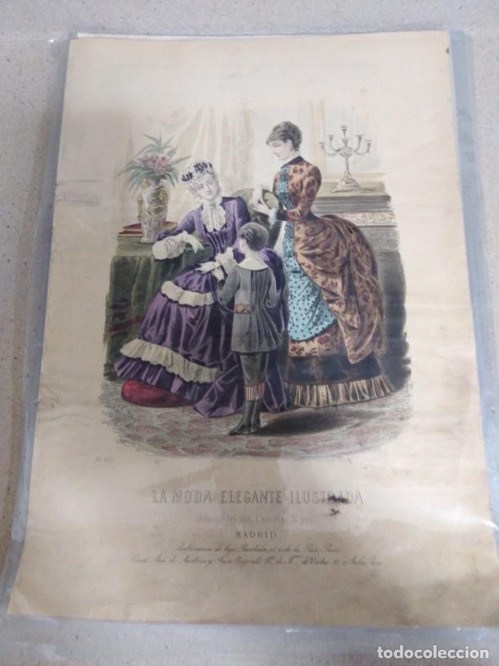 Arte: La moda elegante ilustrada 4 l&aacute;mina - Foto 2