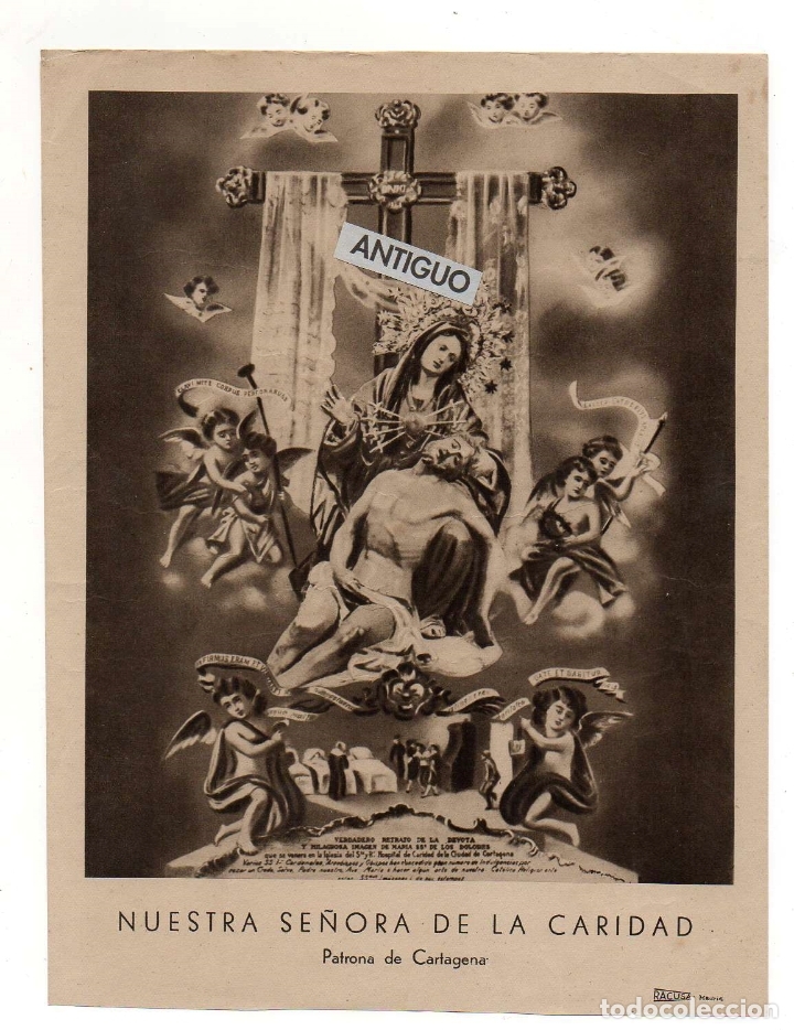 Art: NUESTRA SE&Ntilde;ORA DE LA CARIDAD. PATRONA DE CARTAGENA. MURCIA. HOSPITAL.