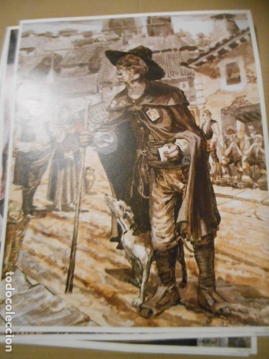 Art: EL CIEGO. LOPEZ ALLUE - LAMINA DE I&Ntilde;AKI