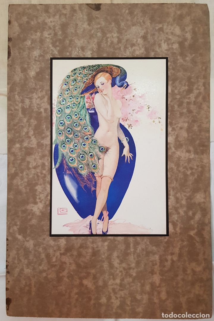 Kunst: DESNUDO CON PAVO REAL. L. G.