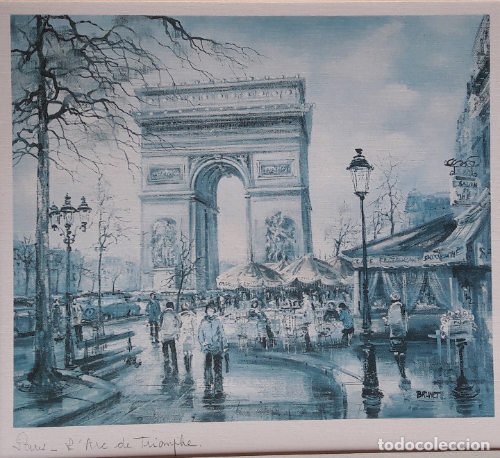 Arte: LOTE 4 L&Aacute;MINAS MONUMENTOS PAR&Iacute;S - Foto 2