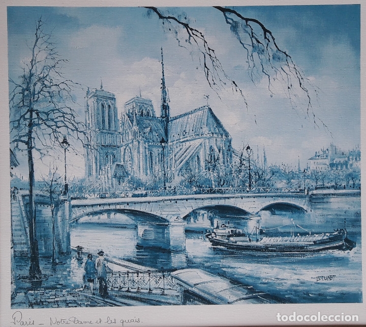Arte: LOTE 4 L&Aacute;MINAS MONUMENTOS PAR&Iacute;S - Foto 3
