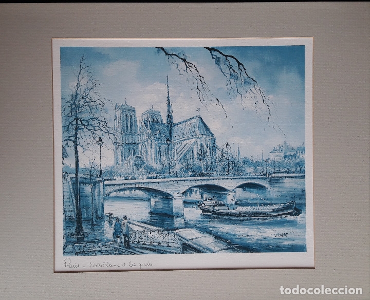 Arte: LOTE 4 L&Aacute;MINAS MONUMENTOS PAR&Iacute;S - Foto 7