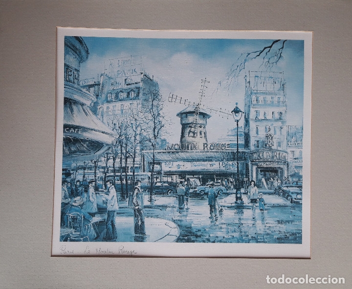 Arte: LOTE 4 L&Aacute;MINAS MONUMENTOS PAR&Iacute;S - Foto 8