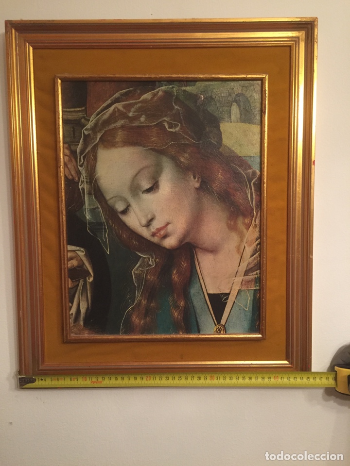 Arte: Lamina con marco de virgen - Foto 2