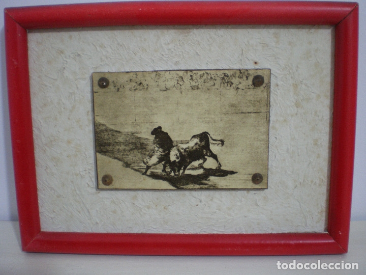 Arte: Cuadros escenas de toros antiguas. - Foto 11