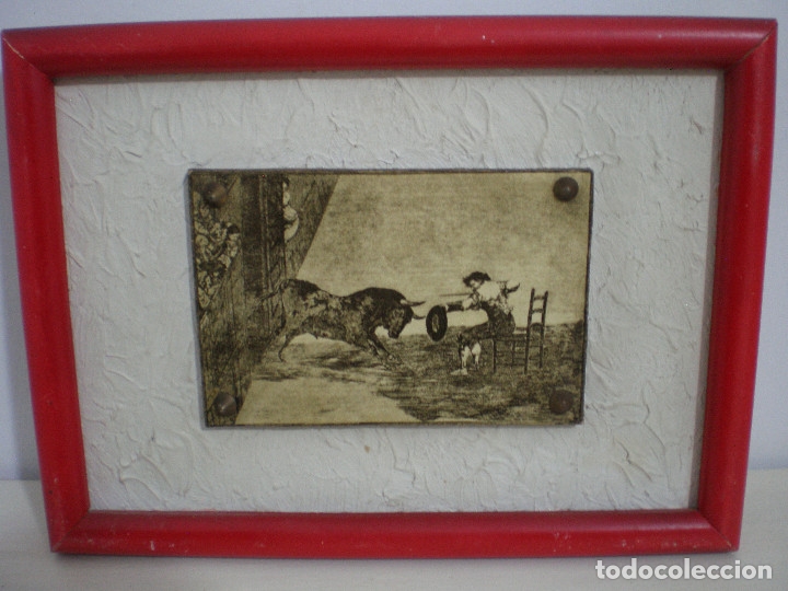 Arte: Cuadros escenas de toros antiguas. - Foto 15