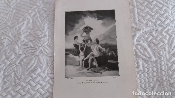 Arte: l&aacute;mina de un cuadro de goya - Foto 1