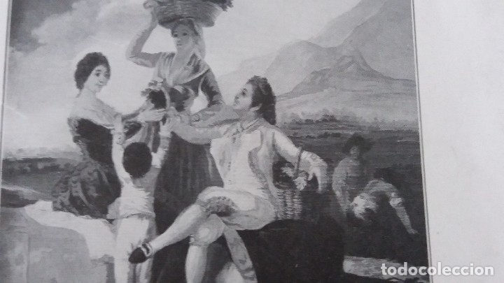 Arte: l&aacute;mina de un cuadro de goya - Foto 2
