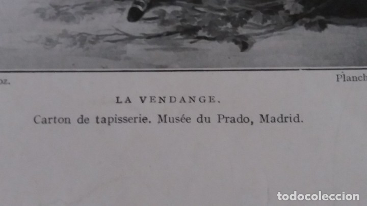 Arte: l&aacute;mina de un cuadro de goya - Foto 3