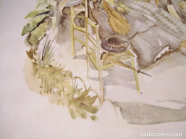 Arte: L&Aacute;MINA  CUADRO  DE  FLORIT - Foto 5