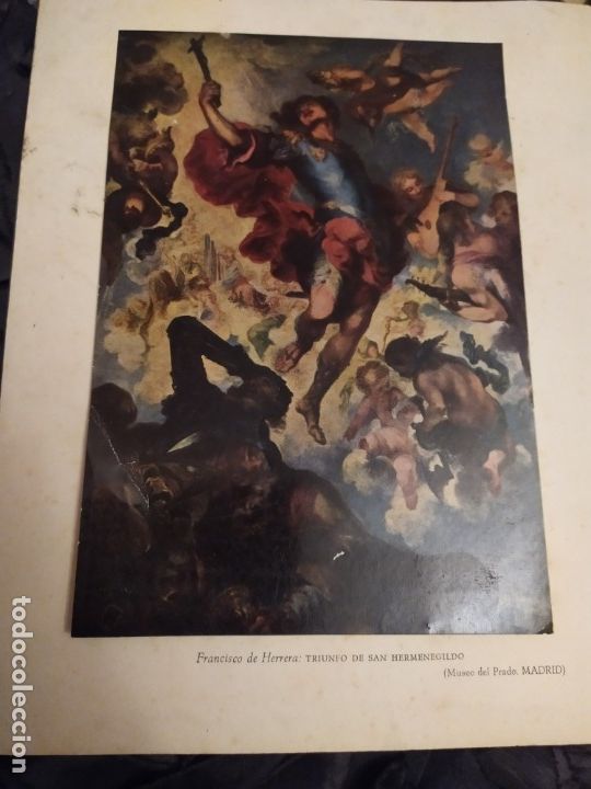 Kunst: FRANCISCO DE HERRERA TRIUNFO DE SAN HERMENEGILDO IMPRENTA A. G. RAFAEL SALV&Aacute;