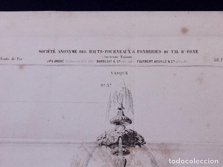 Arte: FONTE DE FER. PARIS 1866 - Foto 3