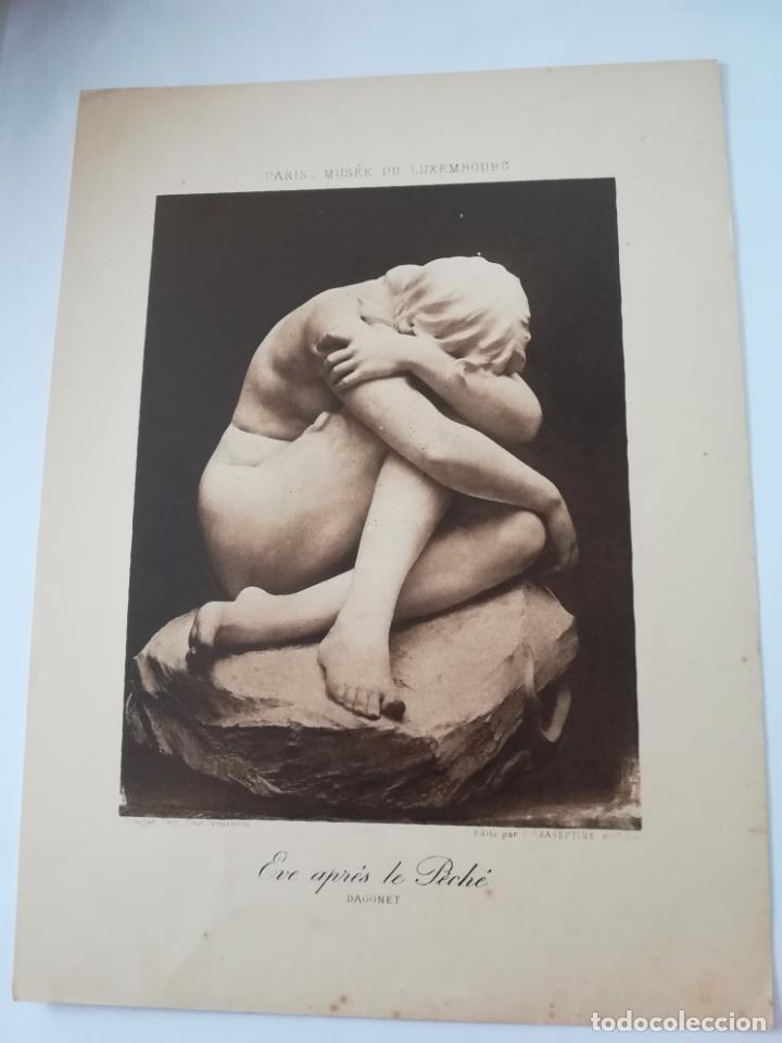 Art: LAMINA SERIGRAFIA. 23 X 17CM. A&Ntilde;OS 20. MUSEE DU LUXEMBOURG. EVE APRES LE PECHE