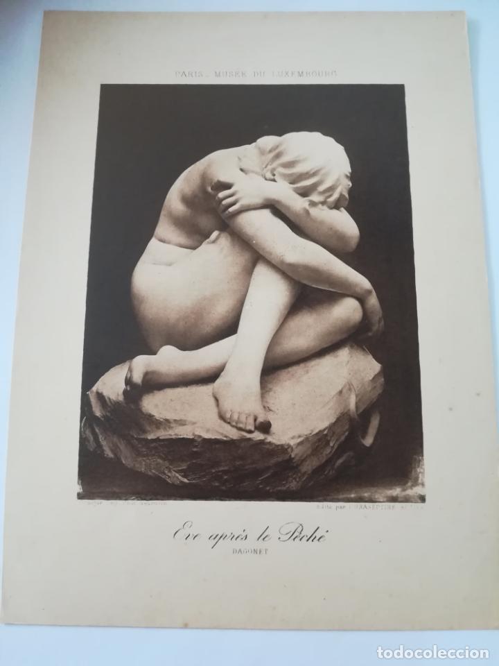 Art: LAMINA SERIGRAFIA. 23 X 17CM. A&Ntilde;OS 20. MUSEE DU LUXEMBOURG. EVE APRES LE PECHE