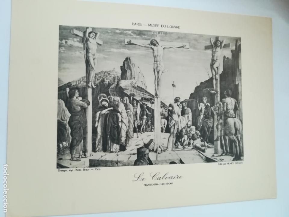 Arte: LAMINA SERIGRAFIA. 23 X 17CM. A&Ntilde;OS 20. MUSEE DU LOUVRE. LE CALVAIRE. MANTEGNA