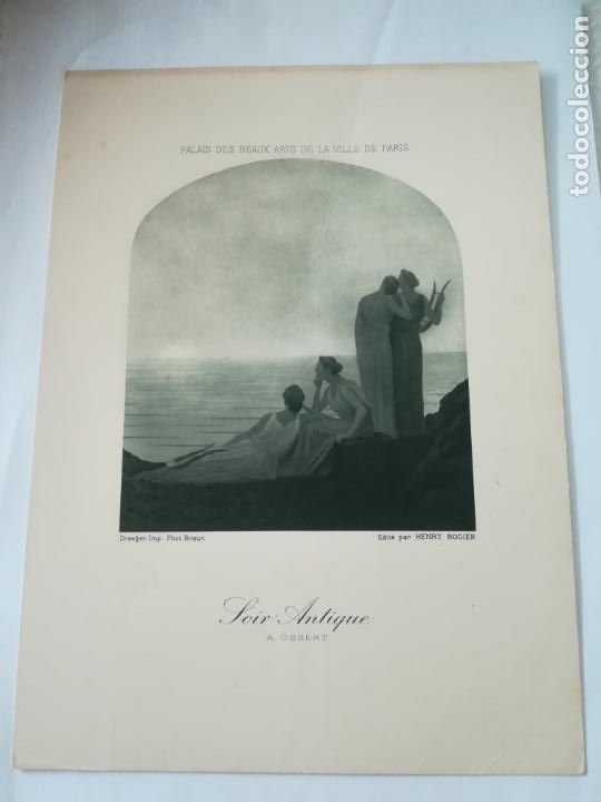 Arte: LAMINA SERIGRAFIA. 23 X 17CM. A&Ntilde;OS 20. PALAIS DE BEAUX-ARTS DE LA VILLE DE PARIS. SOIR ANTIQUE
