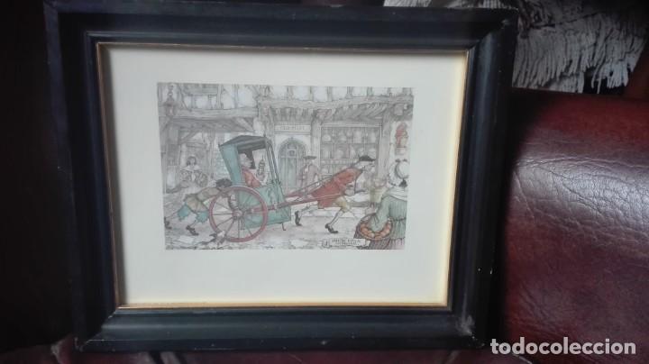 Arte: Anton pieck l&aacute;mina enmarcada - Foto 2