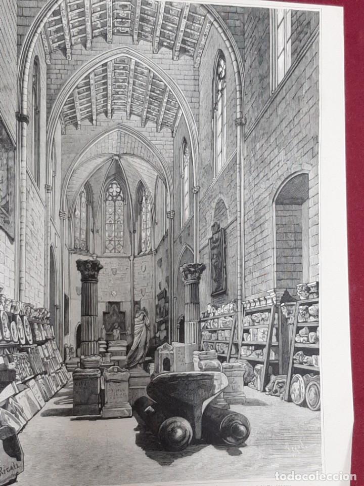 Art: LAMINA ILUSTRACION ESPA&Ntilde;OLA Y AMERICANA. BARCELONA...MUSEO ARQUEOLOGICO EN SANTA AGUEDA