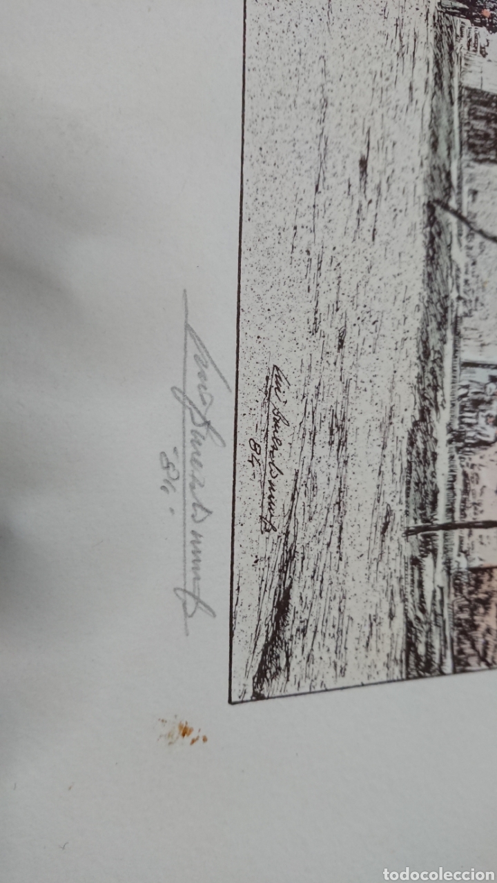 Arte: L&Aacute;MINA NUMERADA Y FIRMADA - Foto 4