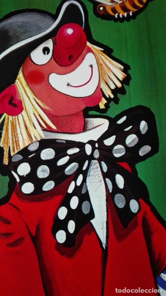 Arte: L&aacute;mina payaso firmada - Foto 4