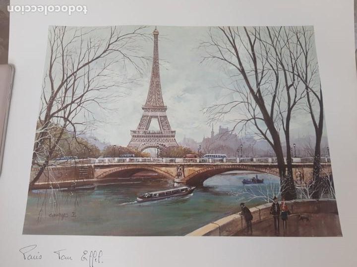 Arte: CINCO L&Aacute;MINAS DE PAR&Iacute;S A&Ntilde;OS 80 - Foto 1