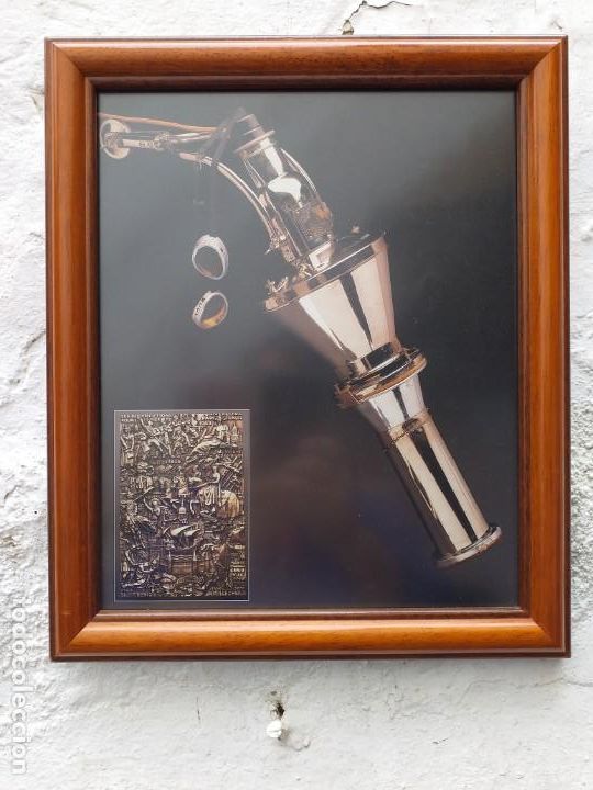 Arte: Instrumental m&eacute;dico antiguo lamina enmarcada 37x31 cm