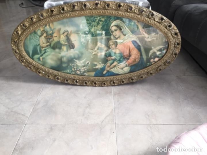 Arte: Cuadro con l&aacute;mina religiosa - Foto 1