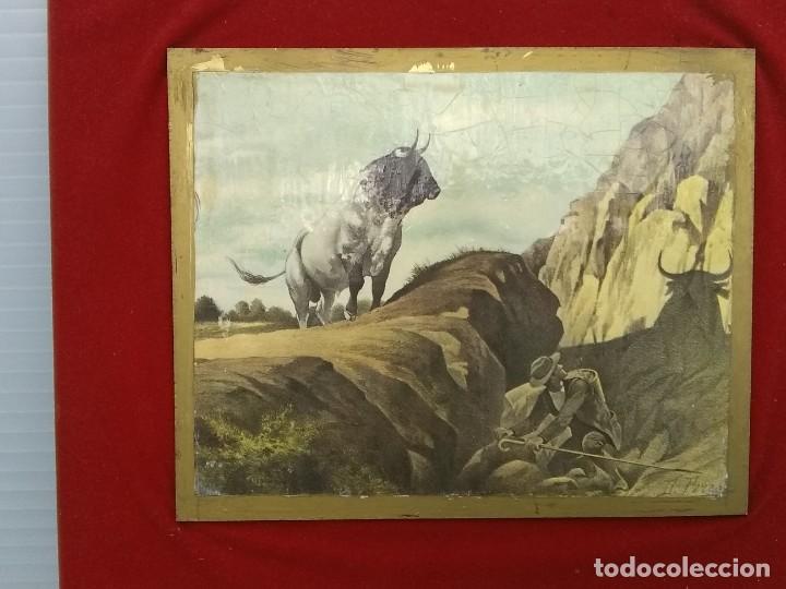 Arte: Escena de toros. - Foto 1