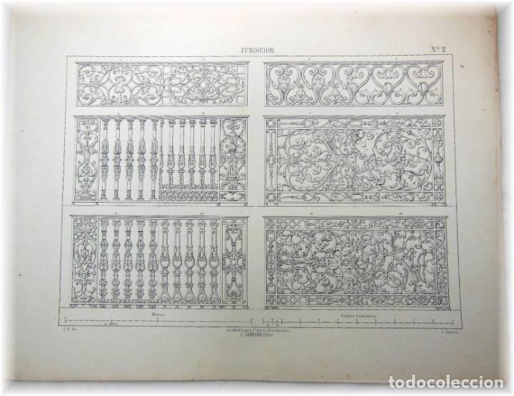 Art: FUNDICI&Oacute;N, N&ordm;2. RIGALT L (Inv), FEBRER J (Lito) 1857. Lit Uni&oacute;n F Campa&ntilde;a