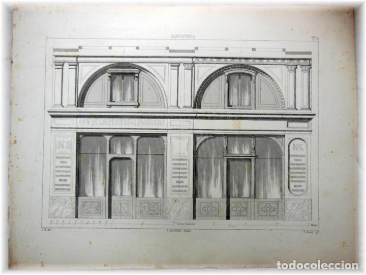 Art: CARPINTERIA, N&ordm;10. RIGALT L (Inv), BUX&Oacute; E (G&ordm;) 1857. Ed F Campa&ntilde;a