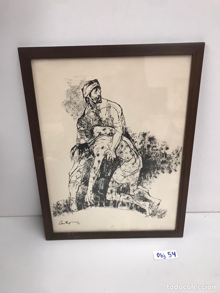 Arte: Cuadro lamina antigua - Foto 1