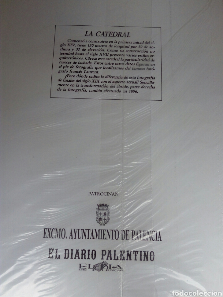 Arte: L&aacute;mina catedral de Palencia - Foto 2