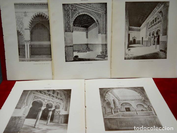 Art: Lote 5 fotos Alcazar Sevilla MOORISH REMAINS IN SPAIN CALVERT