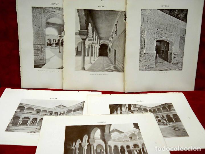 Arte: 6 fotos Casa Pilatos MOORISH REMAINS IN SPAIN CALVERT 1906