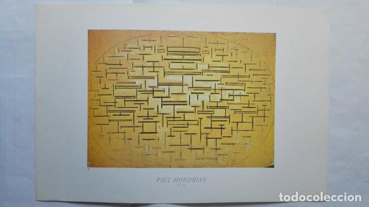 Art: LAMINA N&ordm; 39, PIET MONDRIAN, EL MAS, MEDIDAS 34,5 X 23 CM