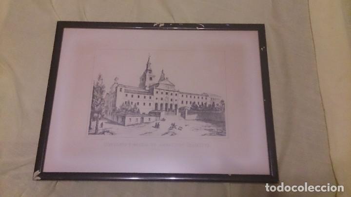 Art: CONVENTO E IGLESIA DE AGUSTINOS RECOLETOS DE MONLEON LAMINA 42x32ctms