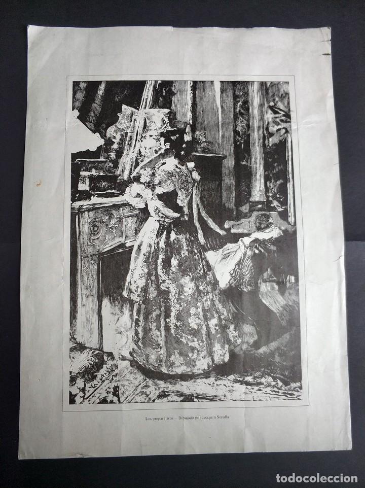 Arte: Lamina los preparativos de Joaquin Sorolla - Foto 1