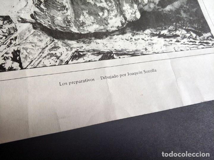 Arte: Lamina los preparativos de Joaquin Sorolla - Foto 2