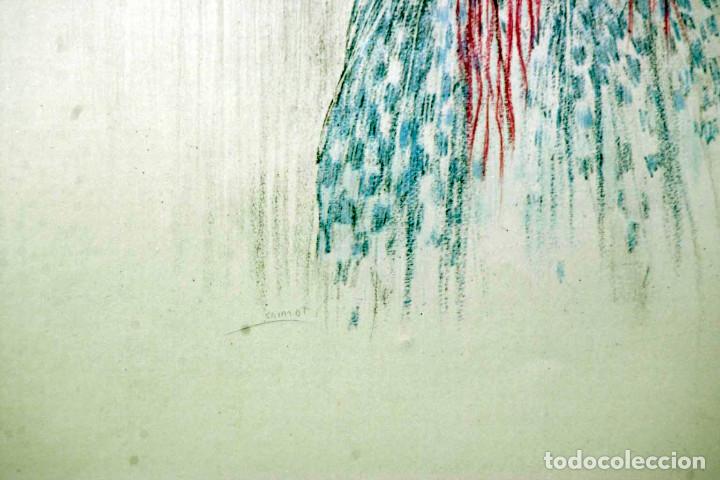 Arte: La Gitanella de Edouard Chimot Plancha a color - Foto 3