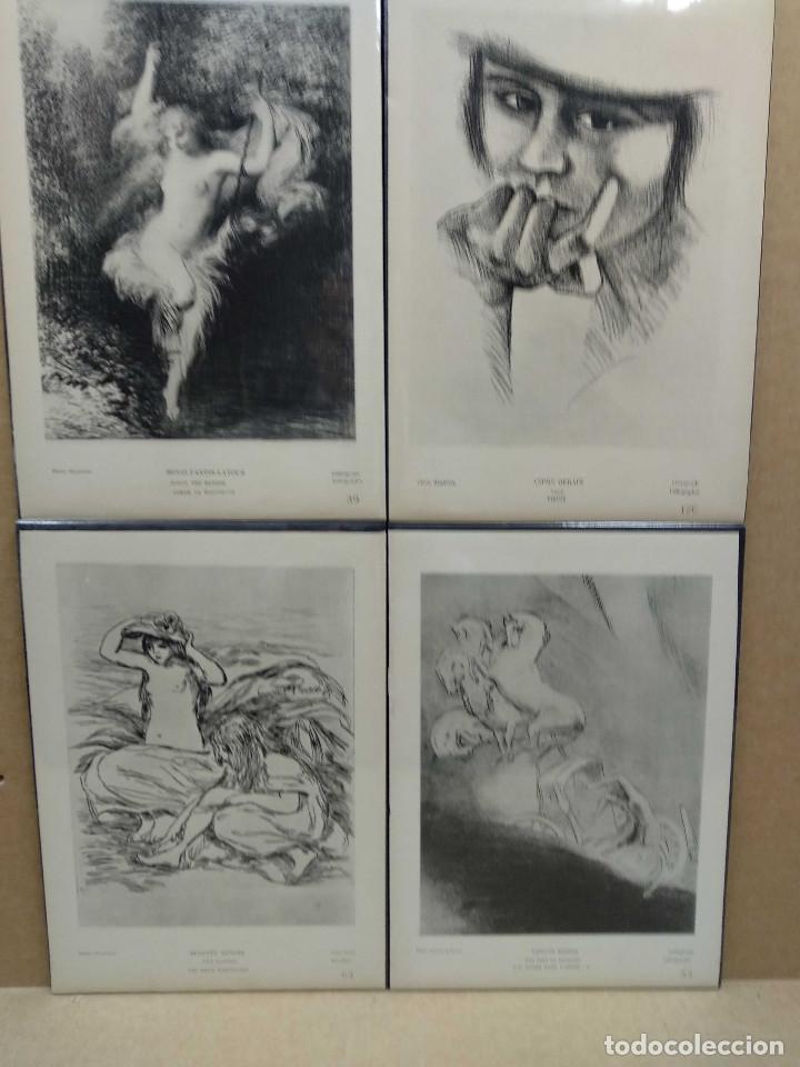 Art: Lote 4 Heliograbados de La gravure originale en France de Manet a nos jours Ediciones Hyperion 1939