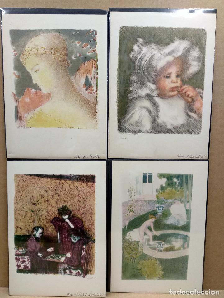 Art: Lote 4 Heliograbados de La gravure originale en France de Manet a nos jours Ediciones Hyperion 1939