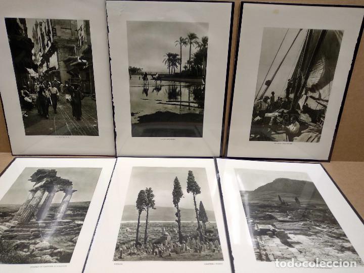 Art: 6 Planchas fotograbado de Il mediterraneo de Orio Vergani 1930